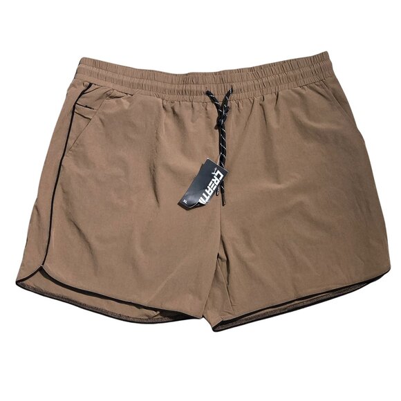 CREATIP Other - NWT | CREATIP Brown Performance Running Shorts | Zipper Pocket | Size XL